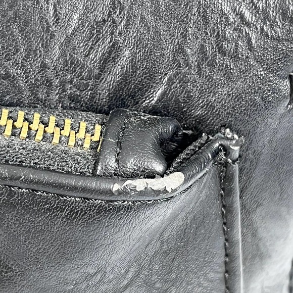 B.O.C. Black leather Crossbody Handbag - Picture 12 of 12